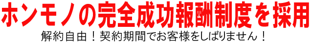 ホンモノの完全成果報酬制度